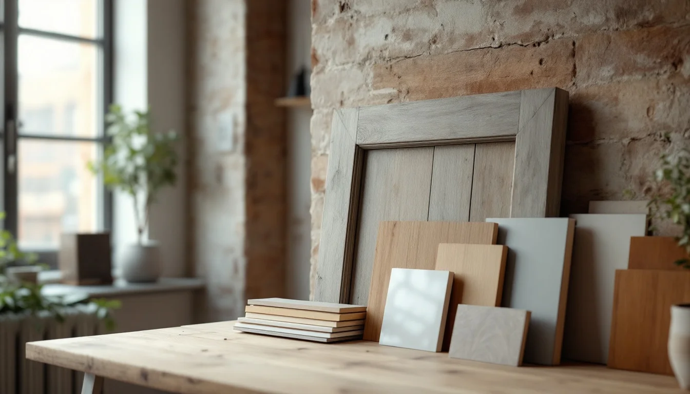 How To Choose External Doors — A customer and advisor examining uPVC, composite, and timber door samples in a b How To Choose External Doors — A customer and advisor examining uPVC, composite, and timber door samples in a b