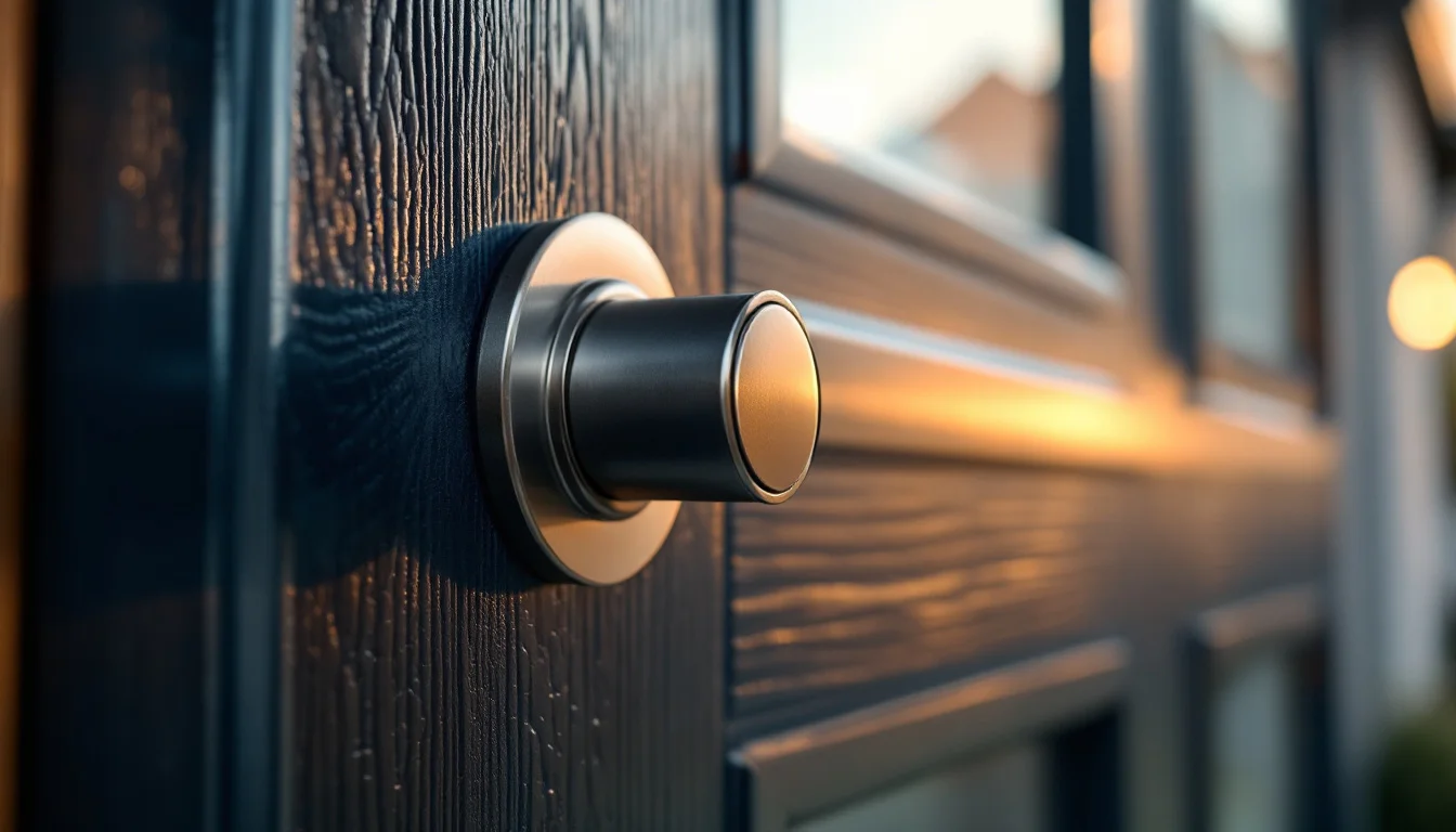Secure External Doors In Glenrothes — Close-up of a professional installer fitting a high-security external door lock Secure External Doors In Glenrothes — Close-up of a professional installer fitting a high-security external door lock